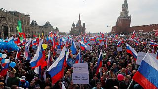 100 mila in piazza per il Primo maggio a Mosca