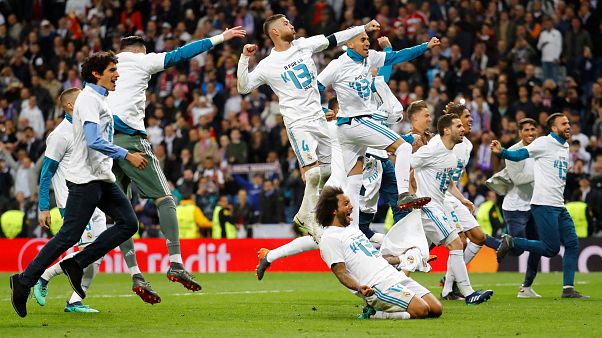 ريال مدريد يحجز بطاقة تأهله إلى نهائي دوري أبطال أوروبا للمرة الثالثة على التوالي ريال مدريد يحجز بطاقة تأهله إلى نهائي دوري أبطال أوروبا للمرة الثالثة على التوالي