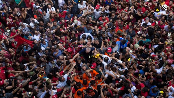 "Lula livre" no Dia do Trabalhador "Lula livre" no Dia do Trabalhador