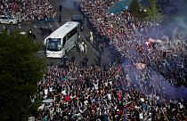 Merengues festejam lugar na final depois de encontro tremido no Bernabéu