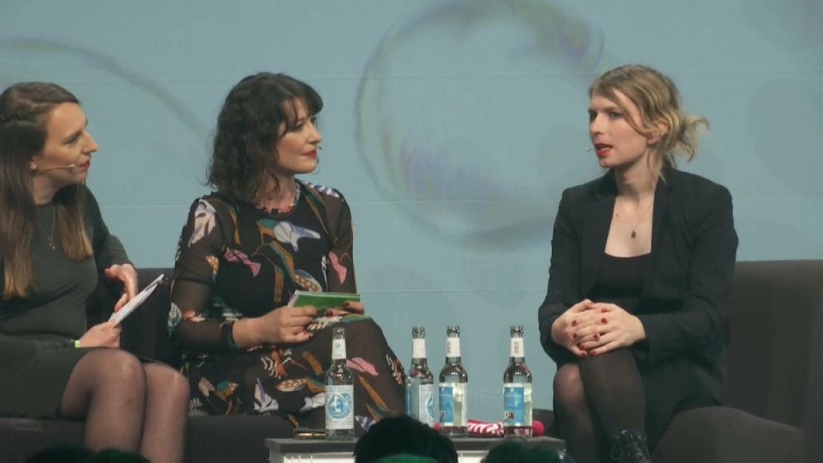 Chelsea Manning spricht auf Internetkonferenz in Berlin