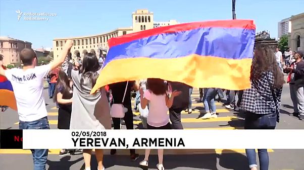 Marchas estudiantiles en Armenia Marchas estudiantiles en Armenia