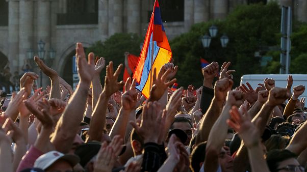 Los armenios alzan la voz el día de la huelga general Los armenios alzan la voz el día de la huelga general