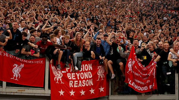 Óriási öröm a Liverpool-szurkolóknál Óriási öröm a Liverpool-szurkolóknál