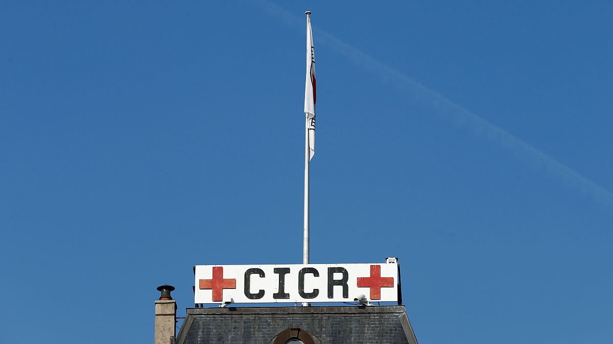 Das Hauptgebäude des Internationalen Roten Kreuzes in Genf (Schweiz)