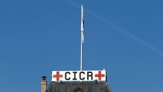 Das Hauptgebäude des Internationalen Roten Kreuzes in Genf (Schweiz)