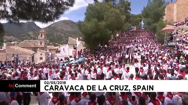 Marea de "Caballos del vino" en Caravaca de la Cruz Marea de "Caballos del vino" en Caravaca de la Cruz