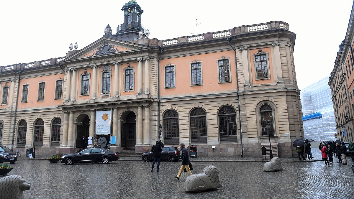 The old Stock Exchange Building, home of the Swedish Academy in Stockholm