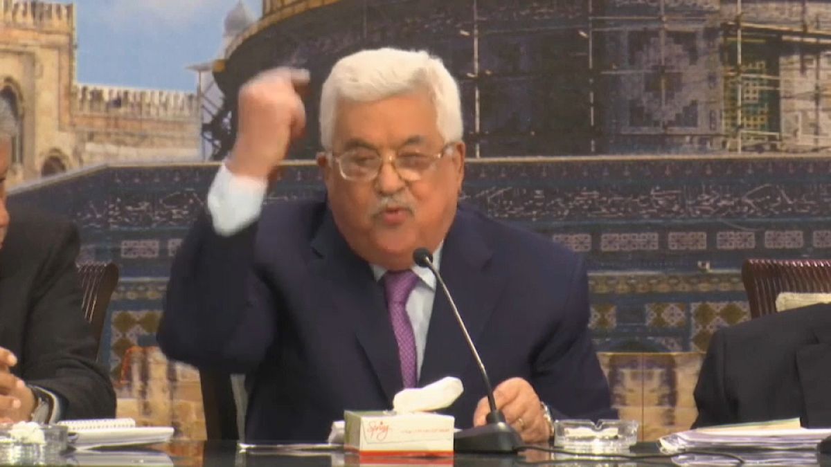 Mahmoud Abbas, who is 82,  re-elected as Palestinian president