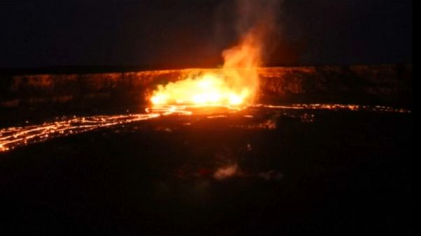 Hawaii, eruzione dal vulcano Kilauea Hawaii, eruzione dal vulcano Kilauea
