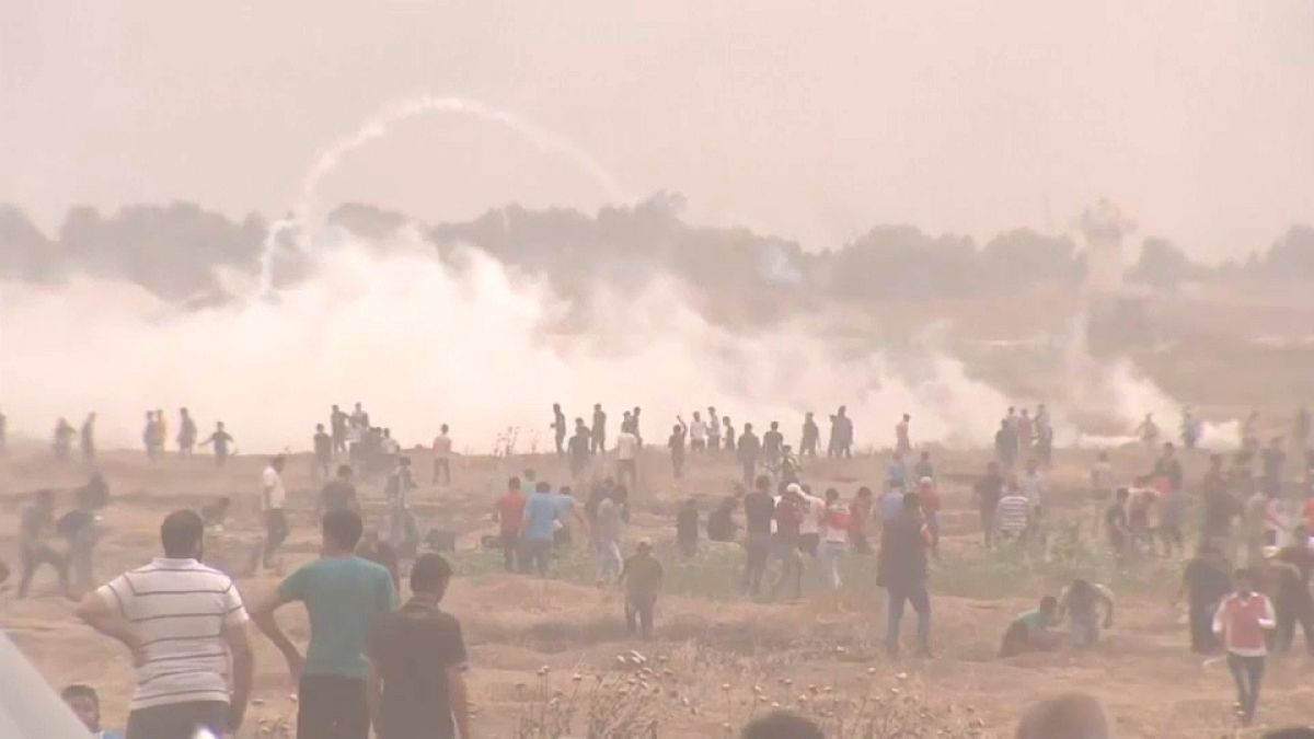 Decenas de heridos de bala en una nueva jornada de protesta en Gaza
