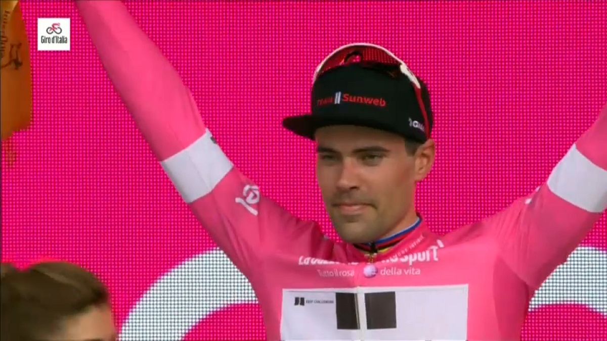 Reigning Dutch champion Tom Dumoulin wins first stage of Giro D'Italia
