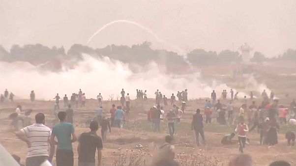 Zusammenstöße am Gazastreifen Zusammenstöße am Gazastreifen