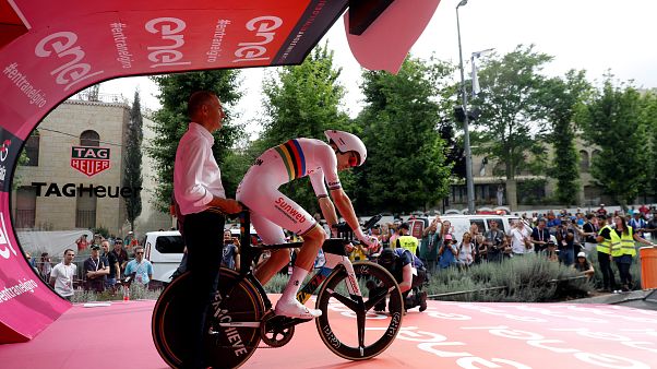 Tom Dumoulin am Start Tom Dumoulin am Start