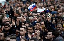 Nach Journalistenmord: Massenproteste in der Slowakei reißen nicht ab