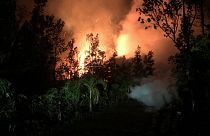 هاوایی؛ گدازه های آتشفشانی تا ارتفاع ۳۰ متری فوران کردند