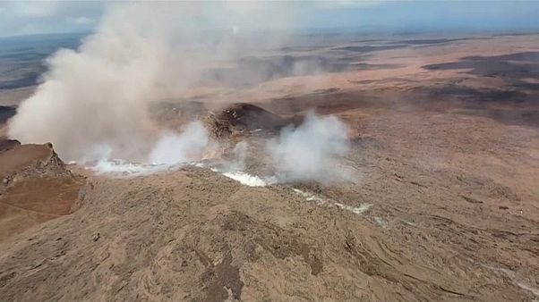 Hawaii'de Kilauea Yanardağı faaliyete geçti Hawaii'de Kilauea Yanardağı faaliyete geçti
