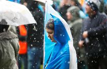 Thousands march for independence in Scotland