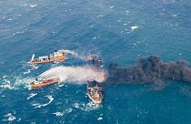 تلاش نافرجام برای فرونشاندن شعله‌های سانچی