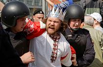 دستگیری گسترده معترضان در جریان تظاهرات ضد پوتین