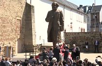 Una estatua gigante de Karl Marx, "regalo envenenado" de China a Alemania