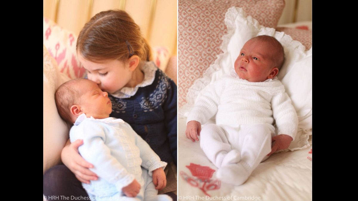 Britain’s royals release first official pictures of Prince Louis