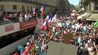 Акции оппозиции в Париже