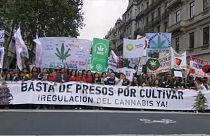 Miles de argentinos en la "Marcha mundial de la marihuana"