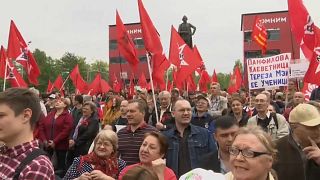 В Москве протестуют левые