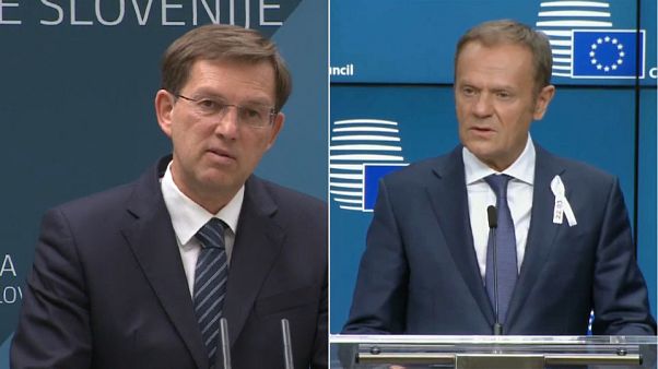 Tusk: "El éxito de Eslovenia es bueno para la UE" Tusk: "El éxito de Eslovenia es bueno para la UE"