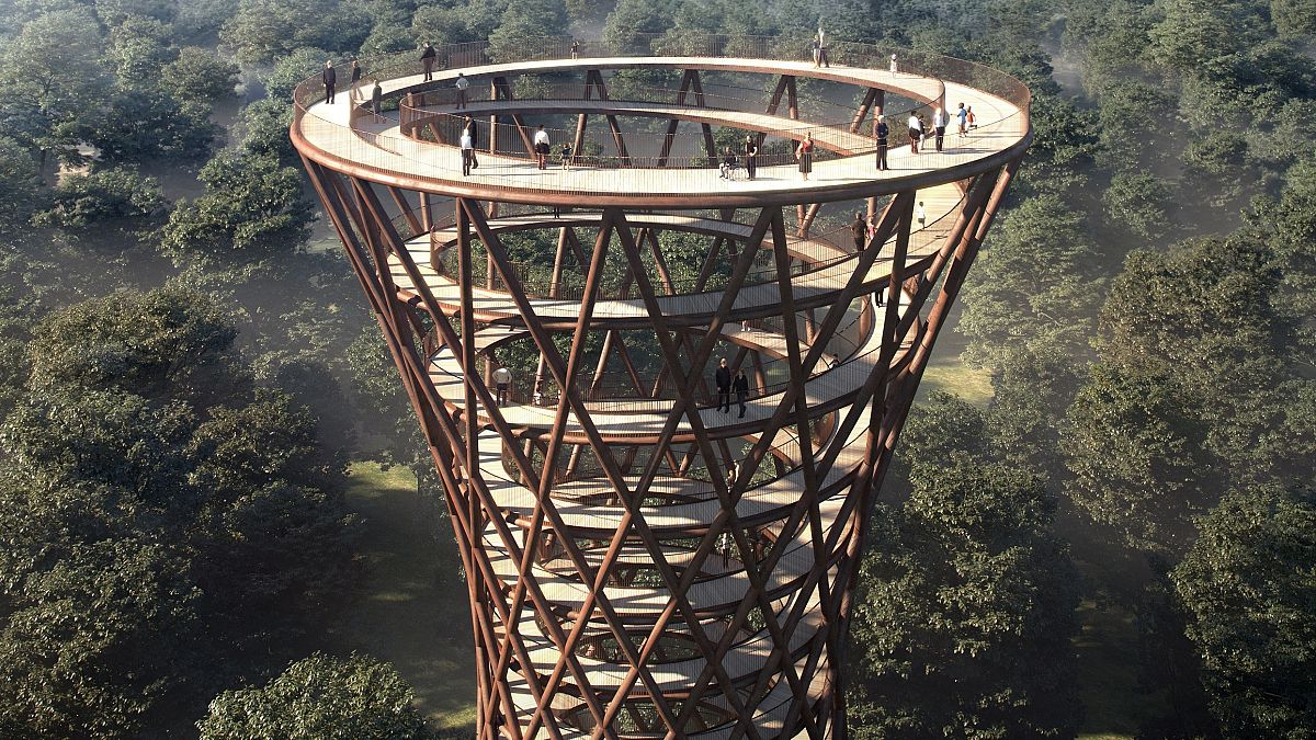 Danimarca: un grattacielo di legno nella foresta
