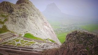 A montanha de Ilandag no Azerbaijão