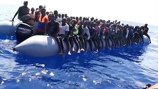 Hundreds of migrants attempt to cross the Mediterranean in flimsy boats