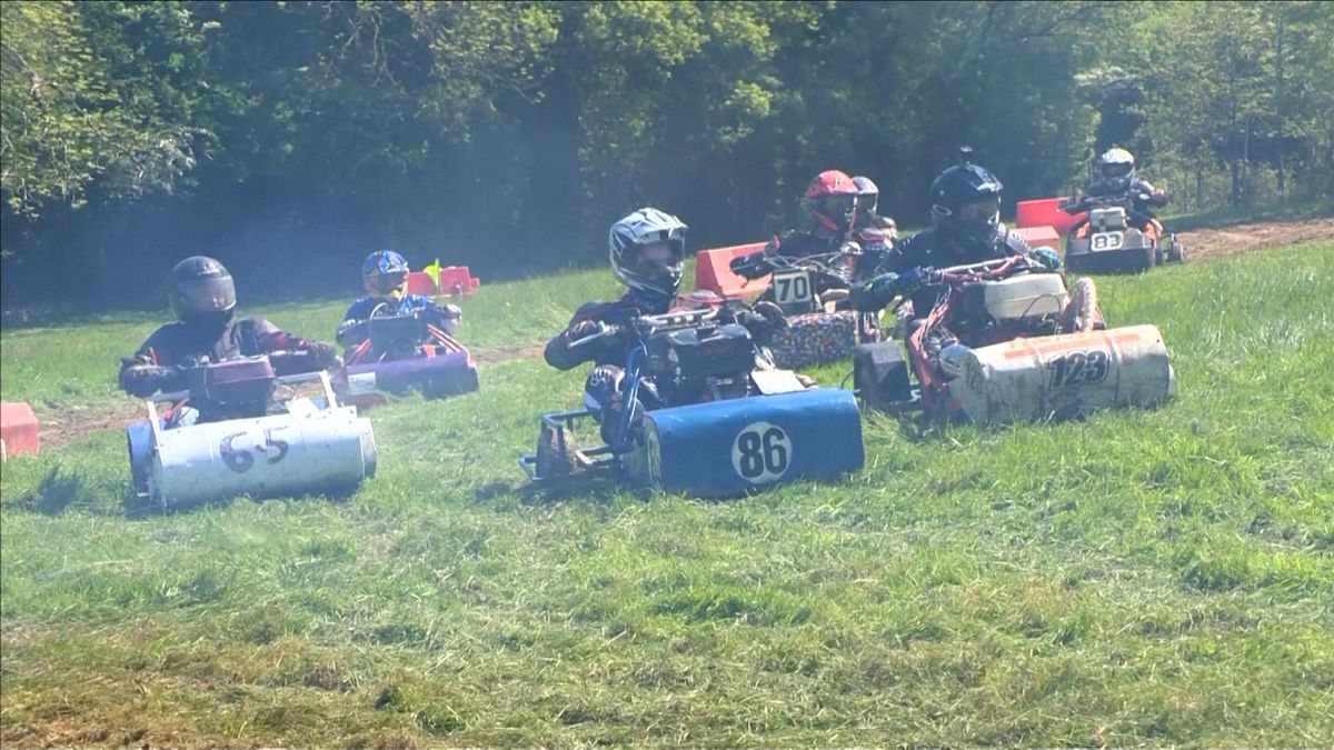 Lawnmower racing in British Championship