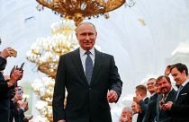 Putin inauguration speech 'devoid of any content'