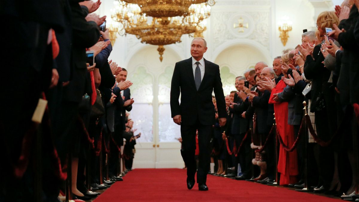 A quarta tomada de posse de Putin como presidente da Rússia