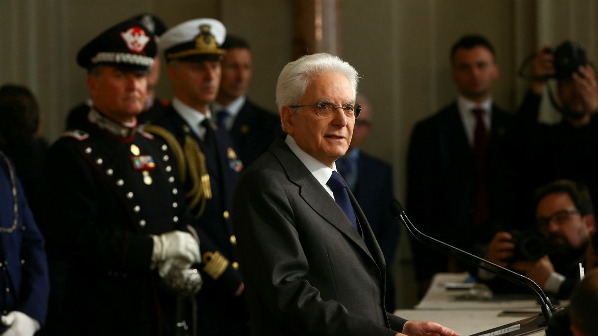 دو حزب بزرگ ایتالیا درخواست تشکیل دولت «بی‌طرف» ماتارلا را رد کردند