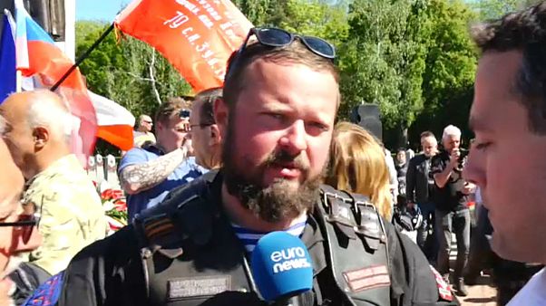 Líder da digressão dos Lobos da Noite explicou motivo da viagem à Euronews Líder da digressão dos Lobos da Noite explicou motivo da viagem à Euronews