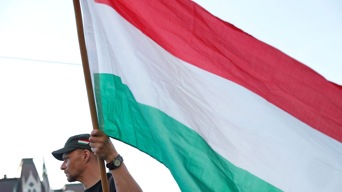 Ungheria, catena umana contro Orban
