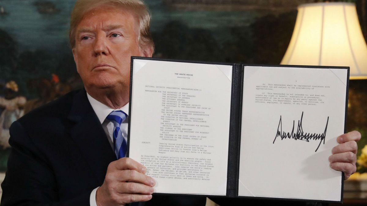 Donald Trump annonce le retrait des Etats-Unis de l'accord sur le nucléaire iranien