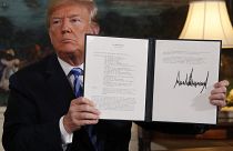 Kiléptette az Egyesült Államokat az iráni atomalkuból Donald Trump
