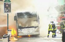 Public bus exploded in Rome