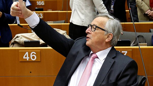 Juncker in EP Juncker in EP