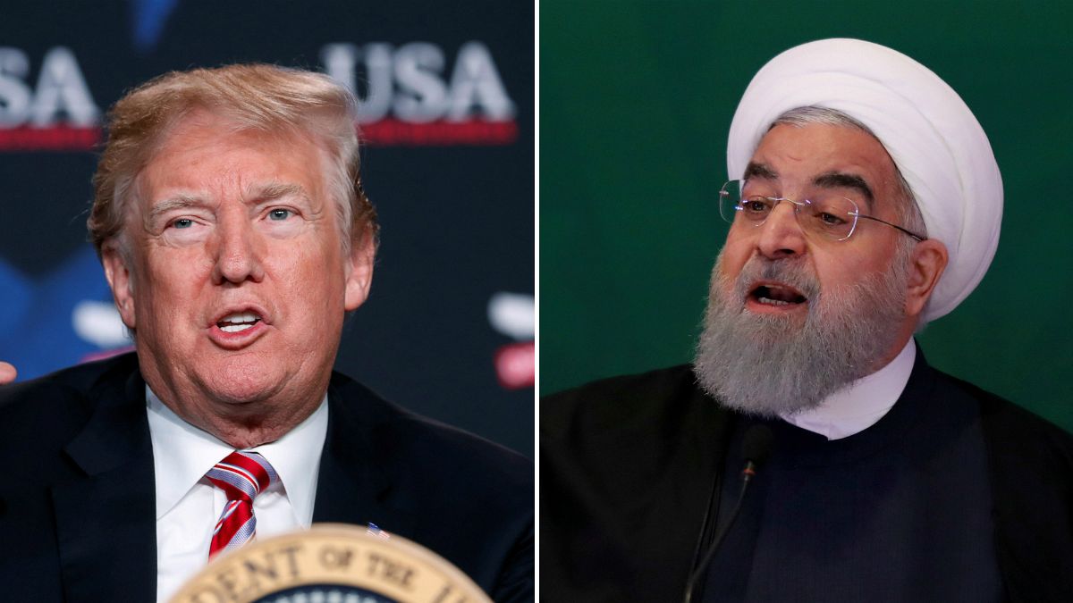 Donald Trump tem vindo a distanciar-se cada vez mais de Hassan Rouhani
