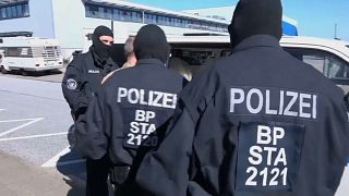 Bundespolizisten im Einsatz in Hamburg