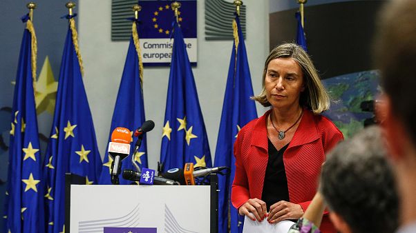 La cheffe de la diplomatie européenne Federica Mogherini La cheffe de la diplomatie européenne Federica Mogherini