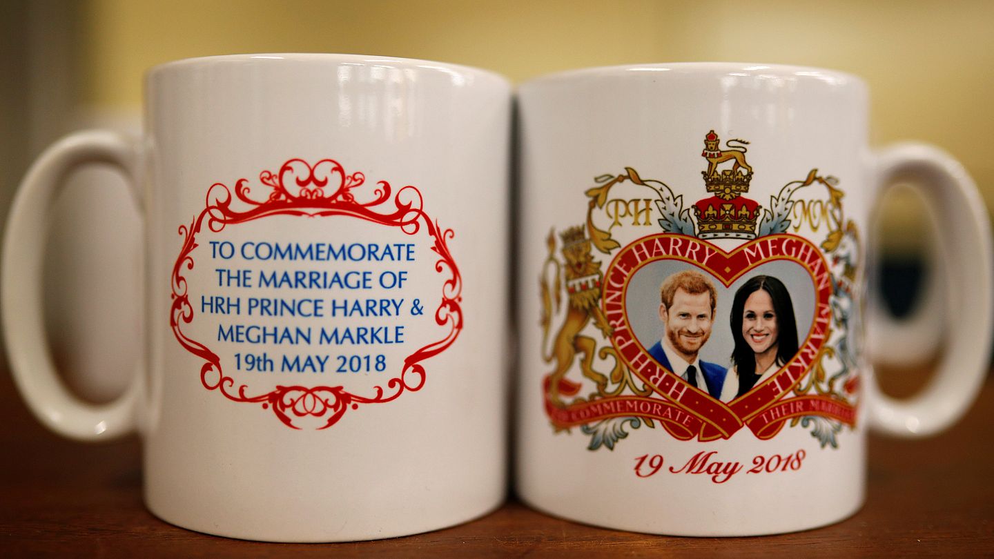 Ceramic Coffee Mug HRH Prince Harry & Ms Meghan Markle  Engagement 