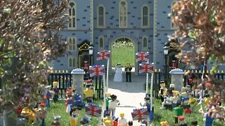 UK's Legoland unveils miniature royal wedding scene