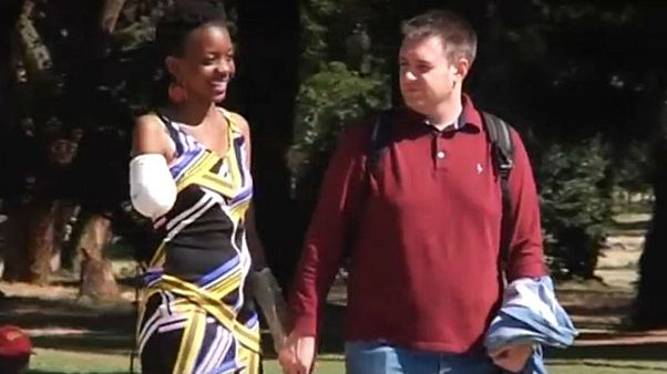 Woman has arm bitten off by crocodile in Zimbabwe, marries fiance shortly after Woman has arm bitten off by crocodile in Zimbabwe, marries fiance shortly after