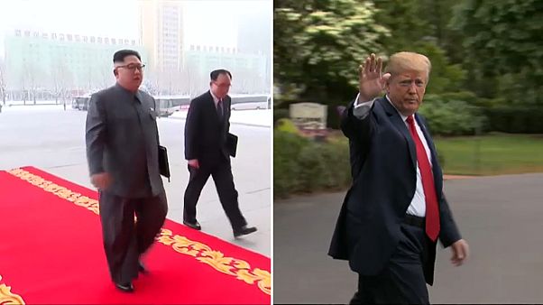 Donald Trump anuncia data e local de encontro com Kim Jong-un Donald Trump anuncia data e local de encontro com Kim Jong-un